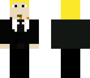 barney stinson minecraft skin-my first skin