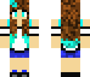 cute blue girl