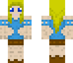 blue top girl