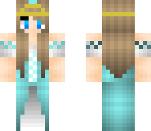 cute blue princess