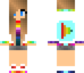 rainbow youtube girl