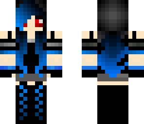 blue vampire girl