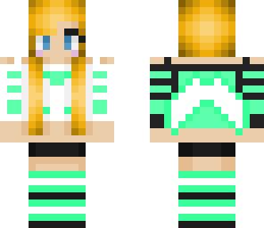 mint swirl angel girl