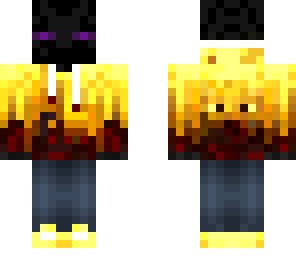 enderman with blaze hoody