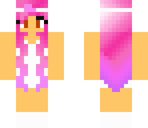 long pink hair girl
