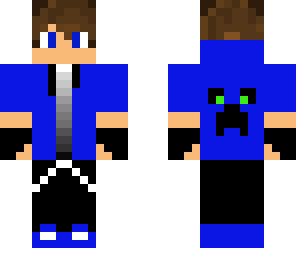 blue teenage boy