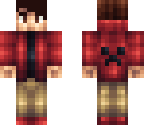 red hoddie