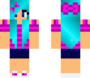 blue hair girl