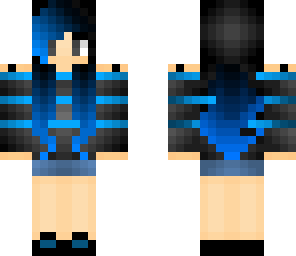 blue hair girl
