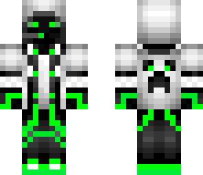 green eyed enderman with hoodie