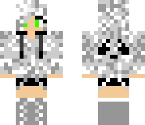 panda girl - grey edition