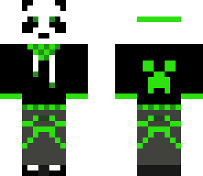 green panda