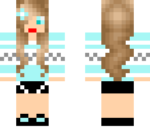 blue eyed snow girl
