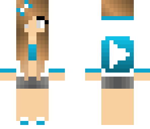 hot blue yotuber girl