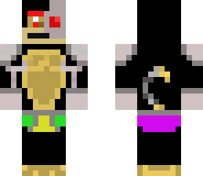 black cyborg monkey