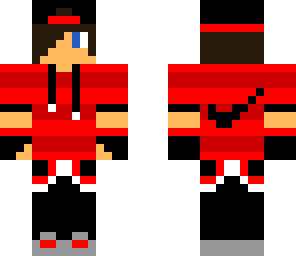 red nike guy