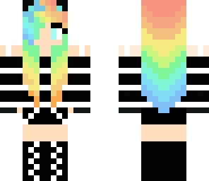 neon cat girl