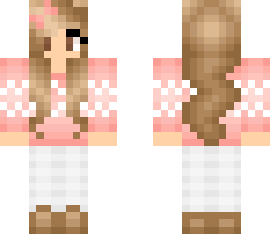 pink sweater girl