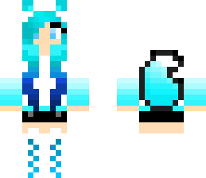 blue wolf girl