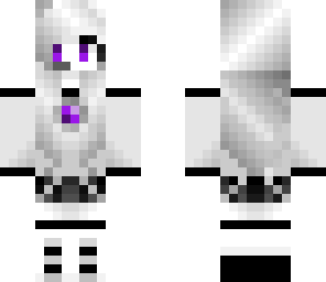 purple robot girl