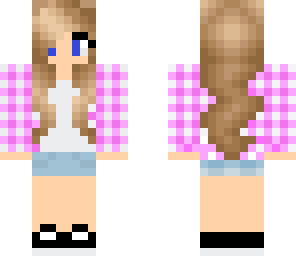 pink plaid girl fixed