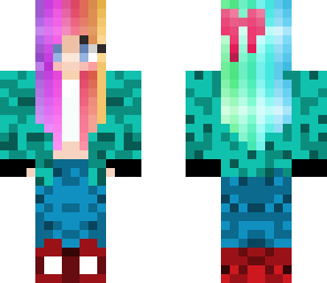rainbow cool girl edited edited