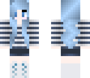 blue girl