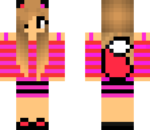 pink and red fox