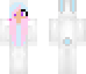 cotton candy bunny girl