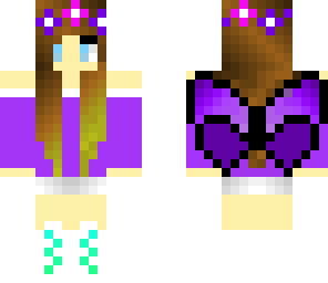 galaxy fairy with flower crown