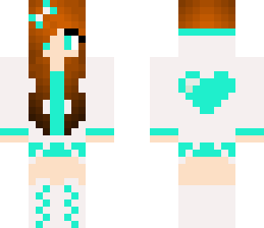 cute teal teen girl