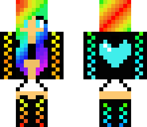 rainbow hair