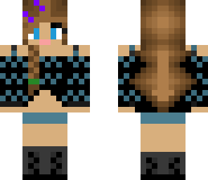 dark braid girl