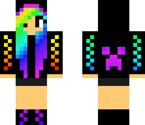 rainbow girl