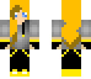 girl gamer yellow