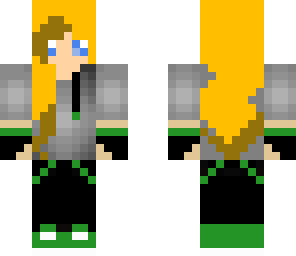 girl gamer green