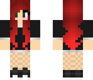 cute red head in stockings