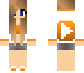 hot orange youtuber girl