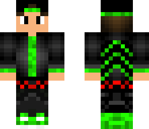 green cap boy