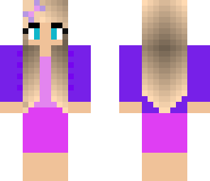 purple with pink