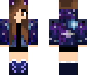 brunette galaxy girl
