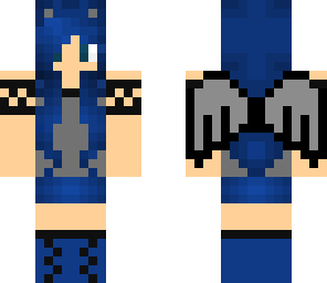 blue cat-angel