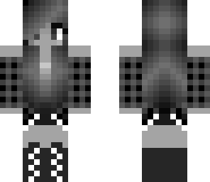 black and white