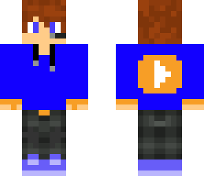 blue youtuber