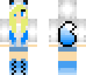 blue fox girl