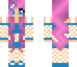 pink hair girl