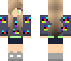 rainbow cat sweater girl