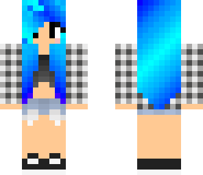 tomboy blue hair