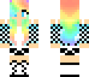 checkerd rainbow