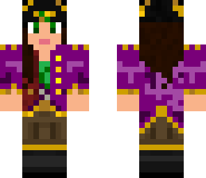 purple pirate chick